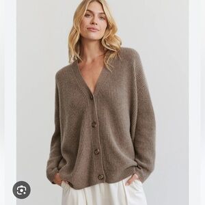 Jenni Kayne Brown Cardigan Sweater